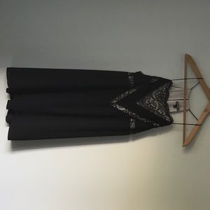 Like new Express black dress with lace